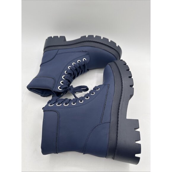 Just fab Boots Woman’s Blue Size 6 - Picture 11 of 11